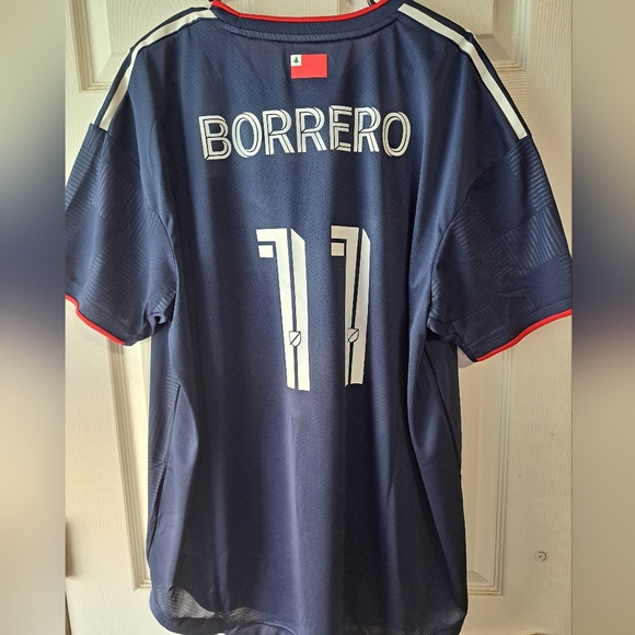 Adidas New England Revolution Authentic Jersey Size 2XL NWT 22/23 DYLAN BORRERO - Picture 2 of 8